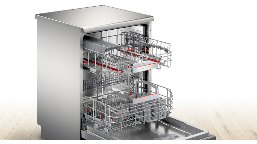 Bosch Freestanding Stainless Steel Dishwasher with Home Connect