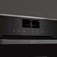 NEFF Built-in compact oven with steam function - Graphite Grey