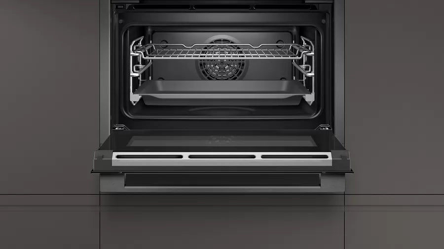 NEFF Built-in compact oven with steam function - Graphite Grey