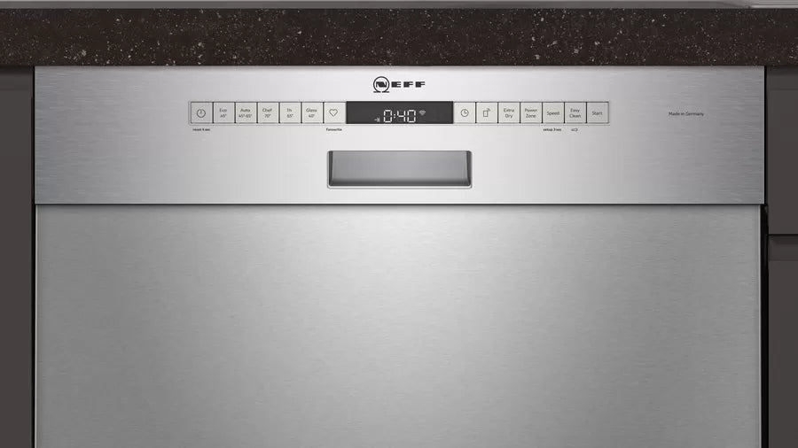 NEFF Stainless Steel Built-Under Dishwasher