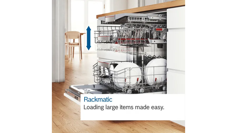 Bosch white freestanding dishwasher online series 4 sms46gw01a