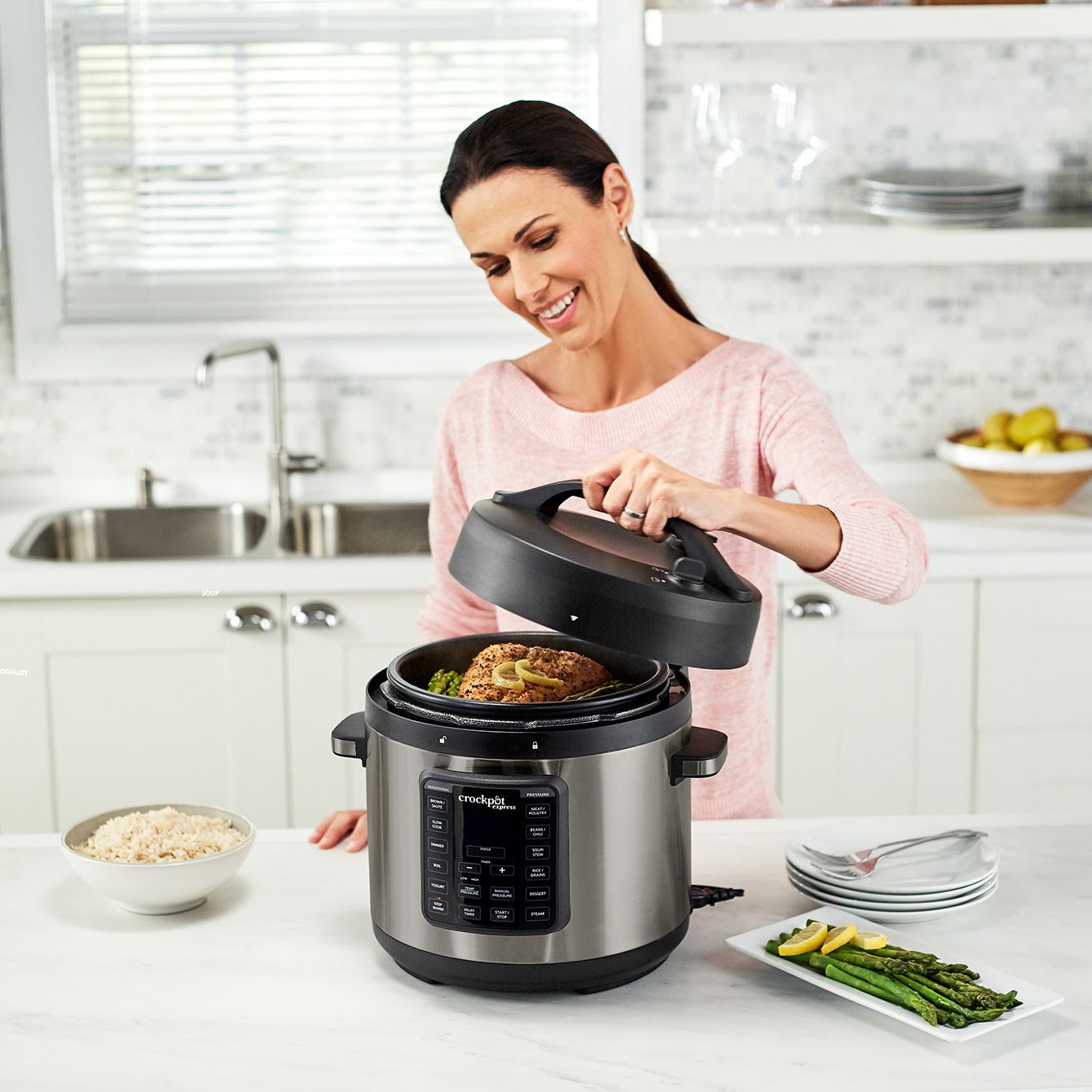 Multi Cooker Easy To Use Pressure Cooker Crockpot Express Easy
