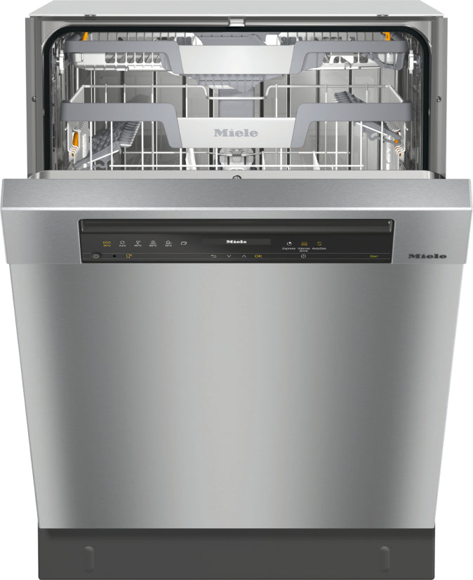 Miele Stainless Steel Built-Under XXL Dishwasher with AutoDos