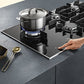 Miele 94cm Gas Cooktop on Glass