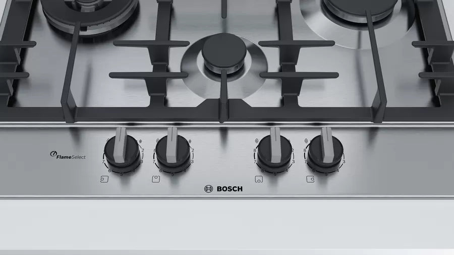 Bosch 4 Burner Gas Cooktop with FlameSelect