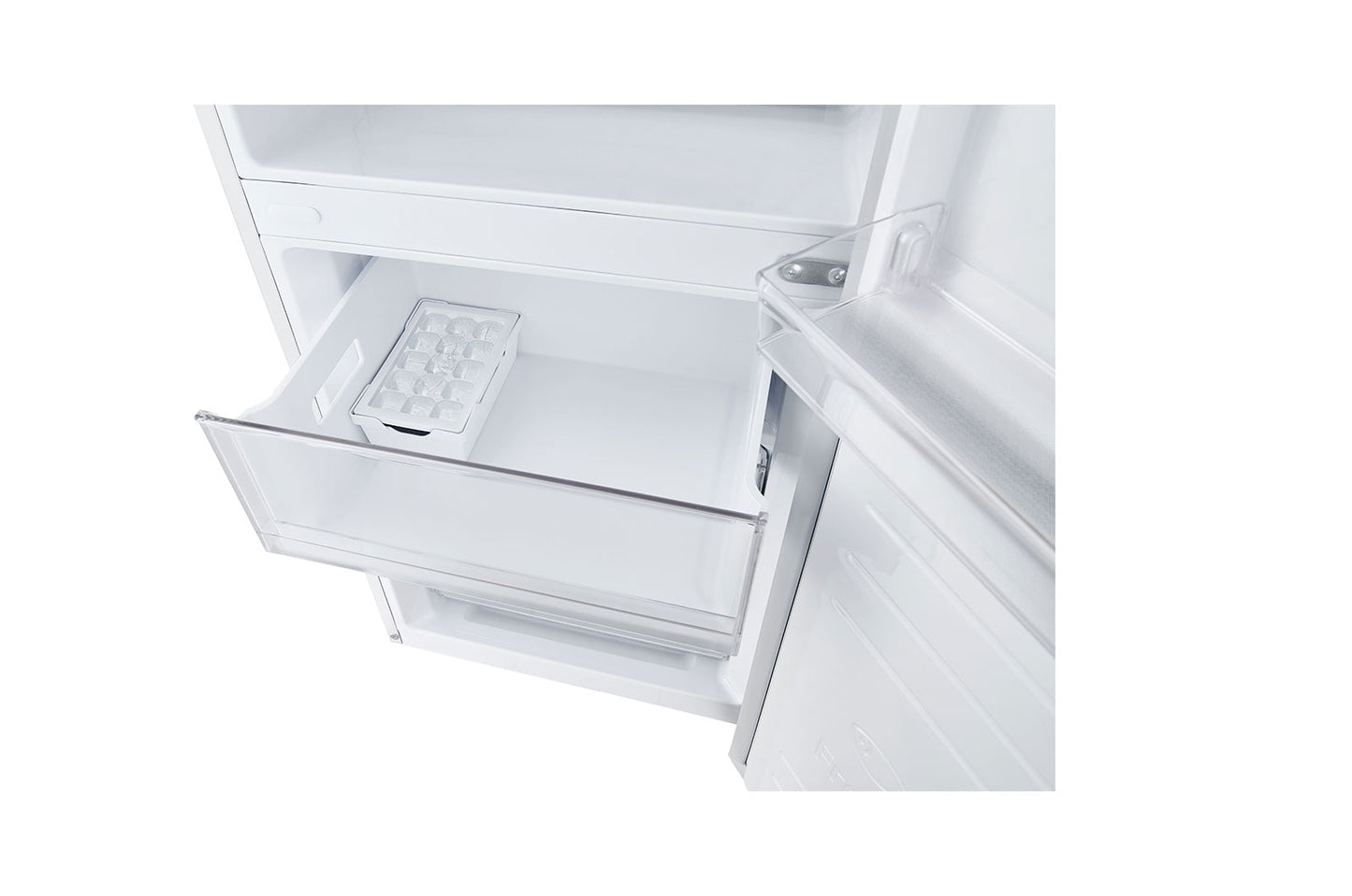 LG 306L White Bottom Mount Refrigerator