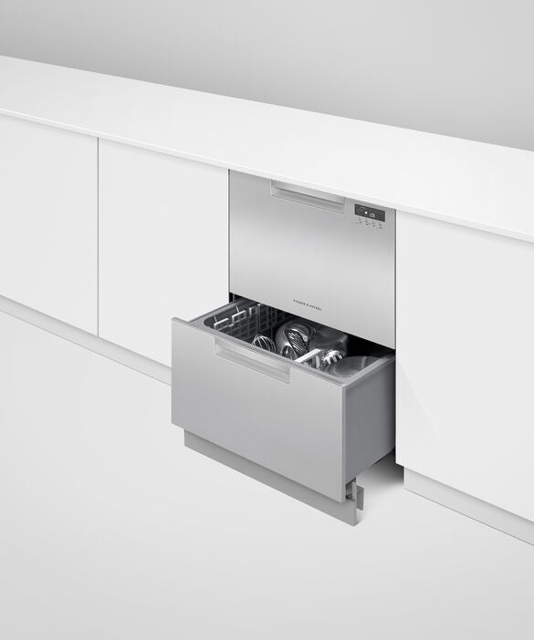 Fisher & Paykel Stainless Steel Double DishDrawer