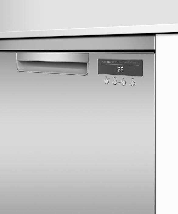 Fisher & Paykel Stainless Steel Freestanding Dishwasher with Cutlery Tray