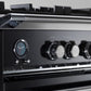 Fisher & Paykel 90cm Dual Fuel Freestanding Cooker - Black