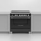 Fisher & Paykel 90cm Induction Freestanding Cooker - Black