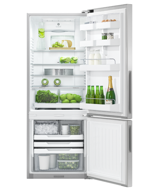 Fisher & Paykel 380L Bottom Mount Refrigerator with Ice & Water