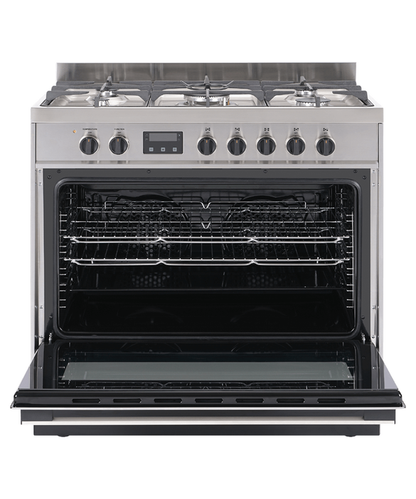 Haier 90cm Dual Fuel Freestanding Cooker