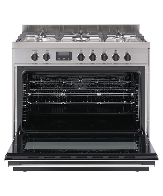 Haier 90cm Dual Fuel Freestanding Cooker